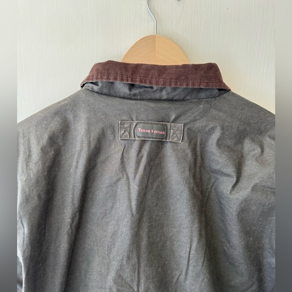 Tailor Vintage Heritage Waxed Canvas Blanket Chore Coat - Picture 6 of 9
